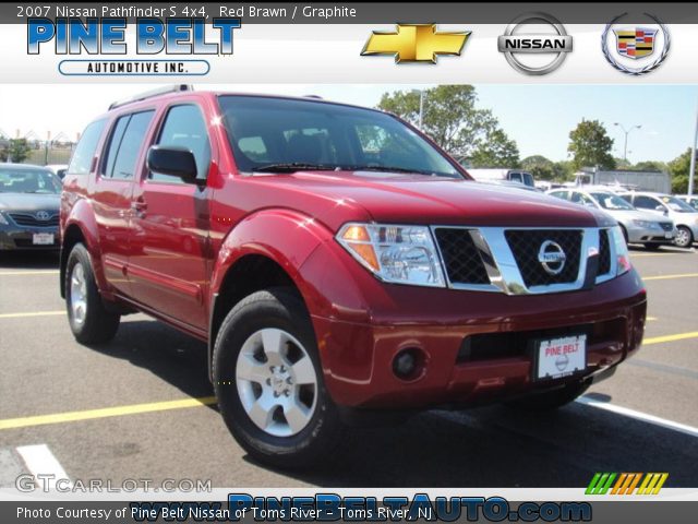 2007 Nissan Pathfinder S 4x4 in Red Brawn