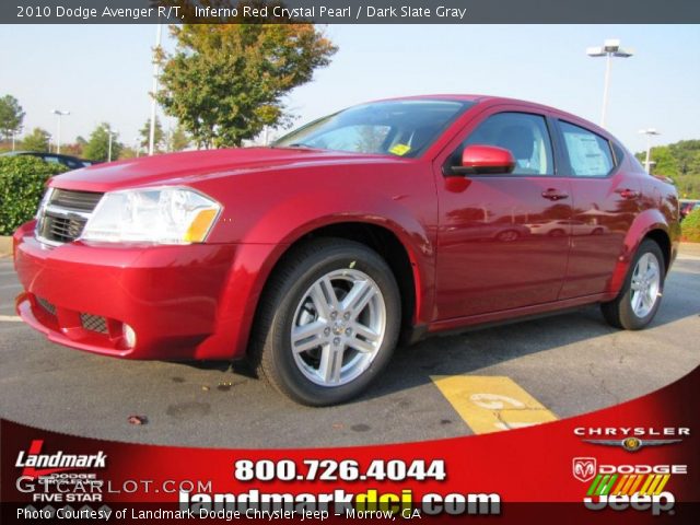 2010 Dodge Avenger R/T in Inferno Red Crystal Pearl