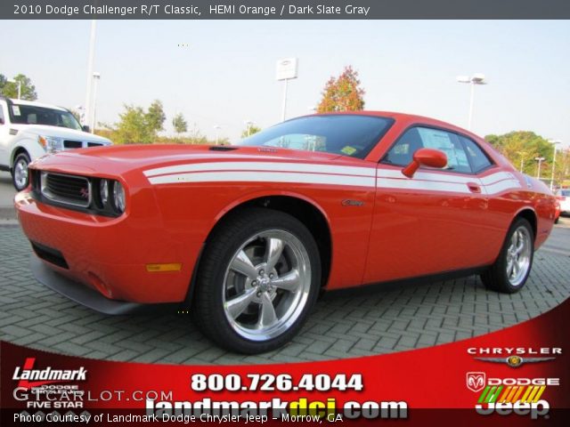 2010 Dodge Challenger R/T Classic in HEMI Orange