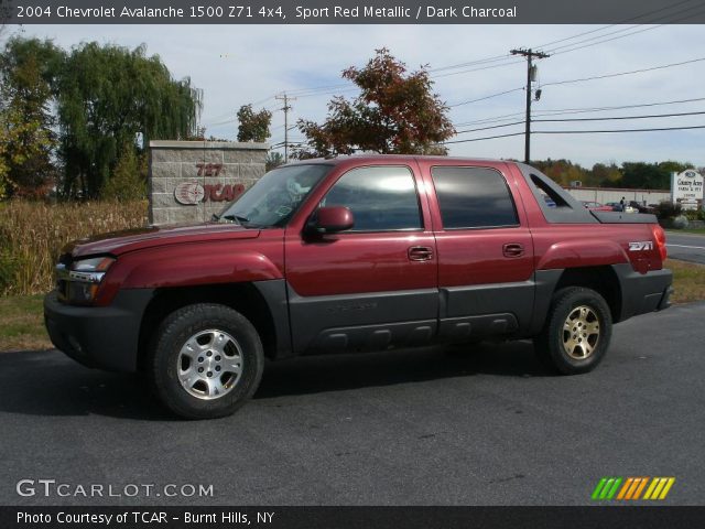 2004 Chevrolet Avalanche 1500 Z71 4x4 in Sport Red Metallic