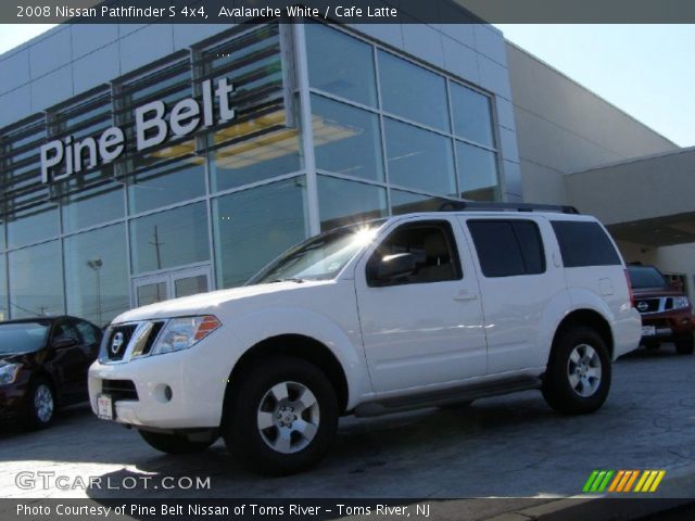 2008 Nissan Pathfinder S 4x4 in Avalanche White