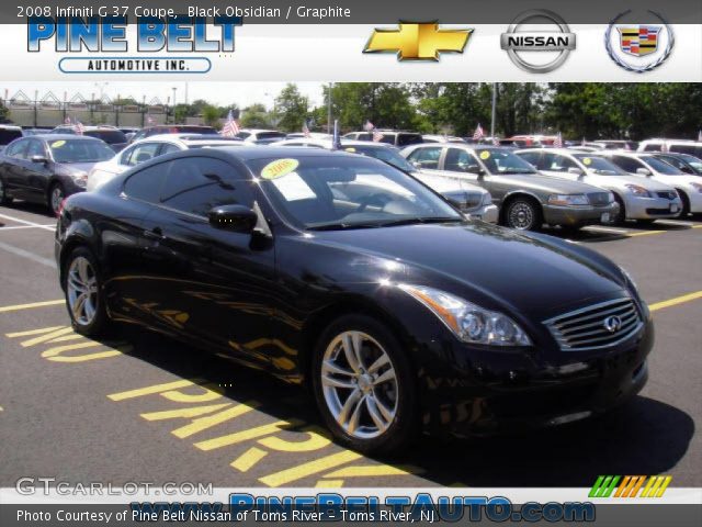 2008 Infiniti G 37 Coupe in Black Obsidian