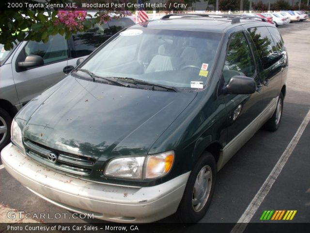 2000 Toyota Sienna XLE in Woodland Pearl Green Metallic