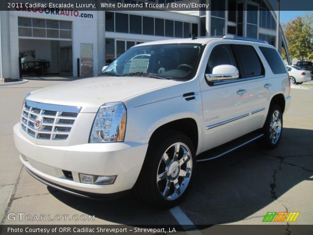 2011 Cadillac Escalade Luxury in White Diamond Tricoat