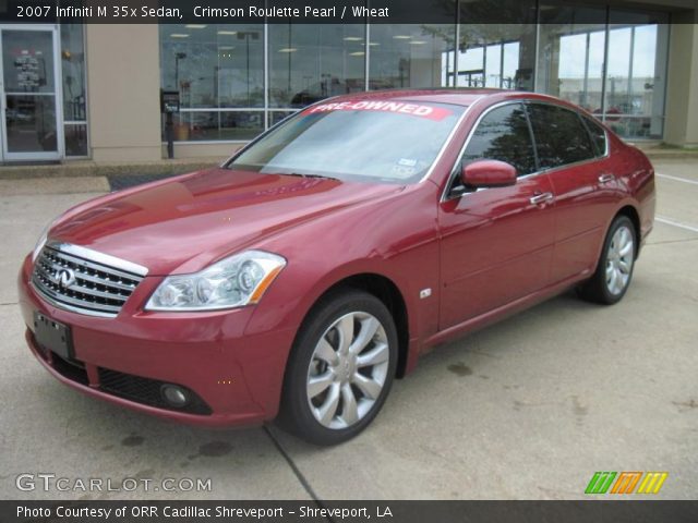 2007 Infiniti M 35x Sedan in Crimson Roulette Pearl