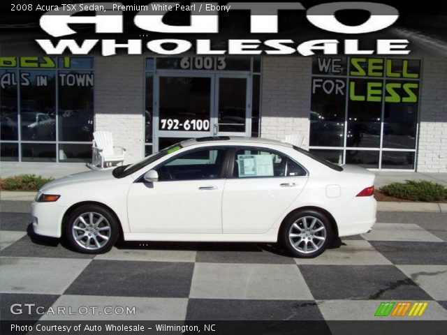 2008 Acura TSX Sedan in Premium White Pearl