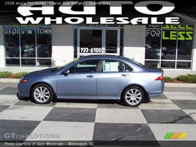 2008 Acura TSX Sedan in Glacier Blue Metallic