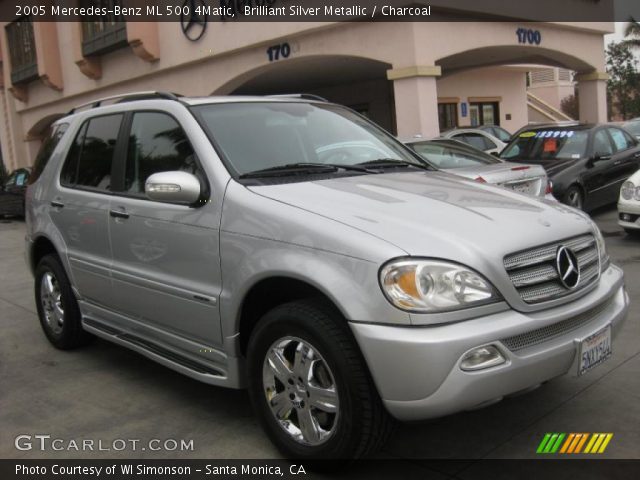 2005 Mercedes-Benz ML 500 4Matic in Brilliant Silver Metallic