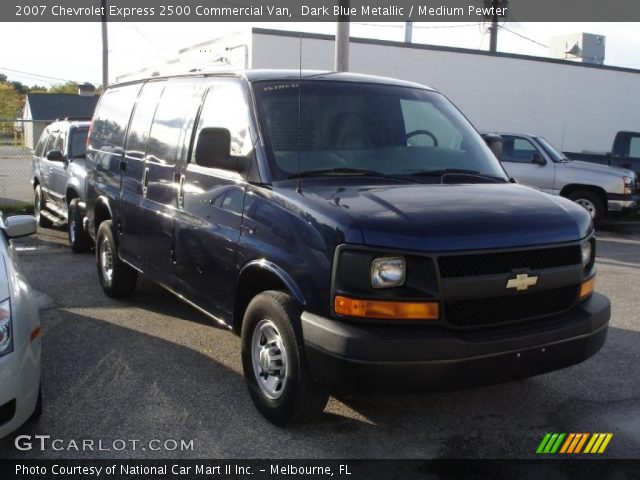 2007 Chevrolet Express 2500 Commercial Van in Dark Blue Metallic