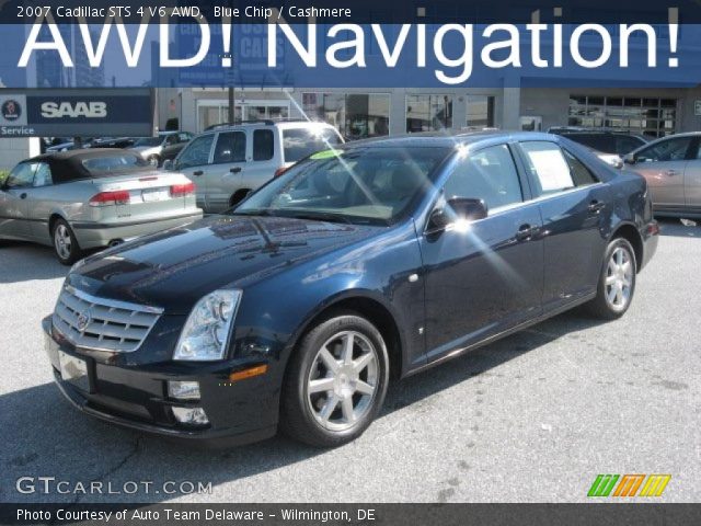 2007 Cadillac STS 4 V6 AWD in Blue Chip