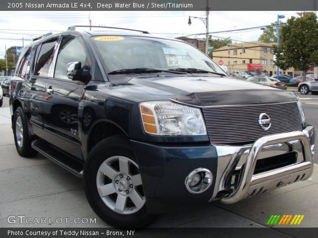 2005 Nissan Armada LE 4x4 in Deep Water Blue