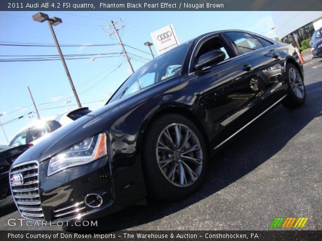 2011 Audi A8 4.2 FSI quattro in Phantom Black Pearl Effect