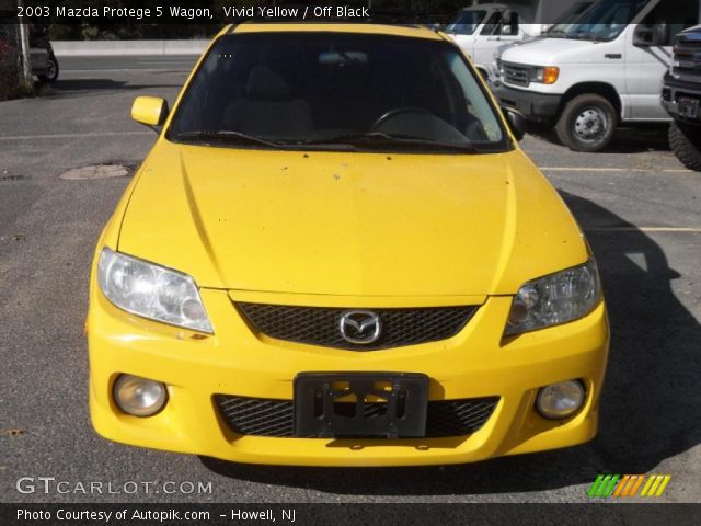 2003 Mazda Protege 5 Wagon in Vivid Yellow