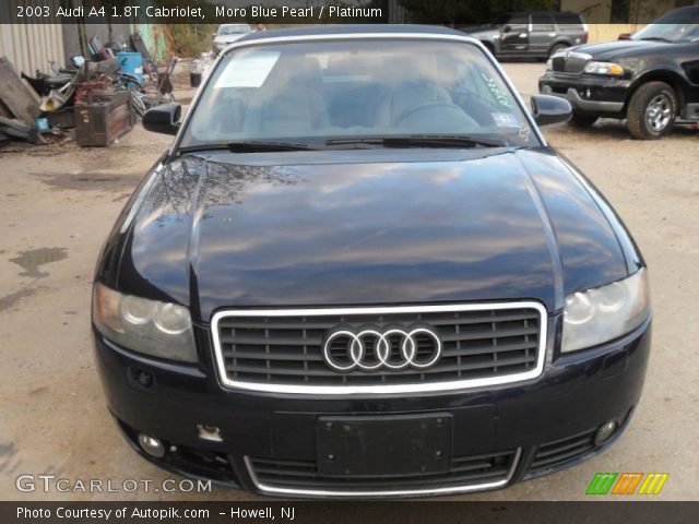 2003 Audi A4 1.8T Cabriolet in Moro Blue Pearl