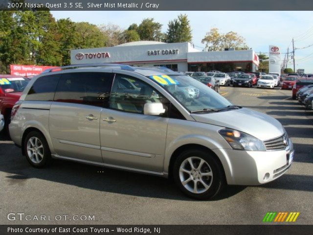 2007 Nissan Quest 3.5 SE in Silver Mist Metallic