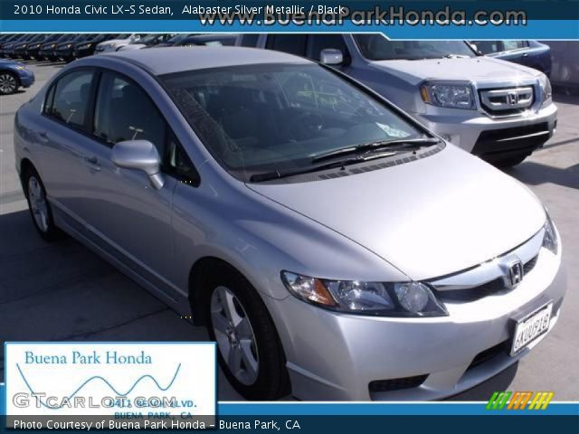 2010 Honda Civic LX-S Sedan in Alabaster Silver Metallic