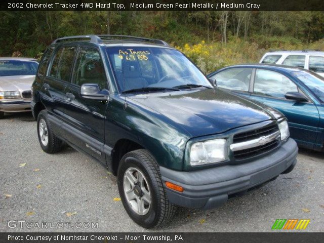 2002 Chevrolet Tracker 4WD Hard Top in Medium Green Pearl Metallic