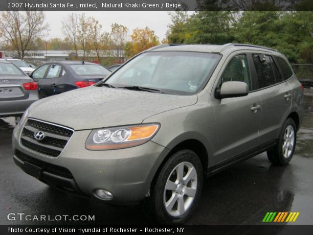 2007 Hyundai Santa Fe Limited in Natural Khaki Green