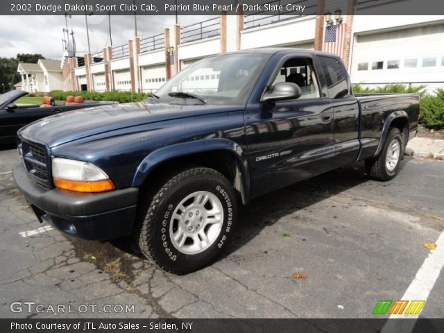 2002 Dodge Dakota Sport Club Cab in Patriot Blue Pearl