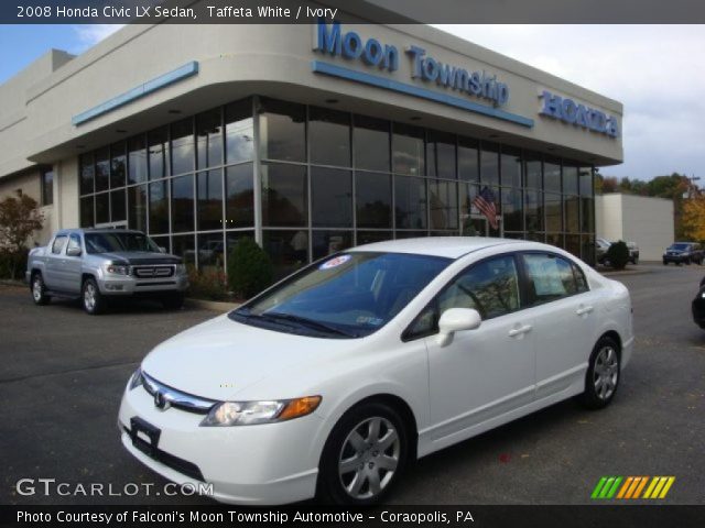 2008 Honda Civic LX Sedan in Taffeta White