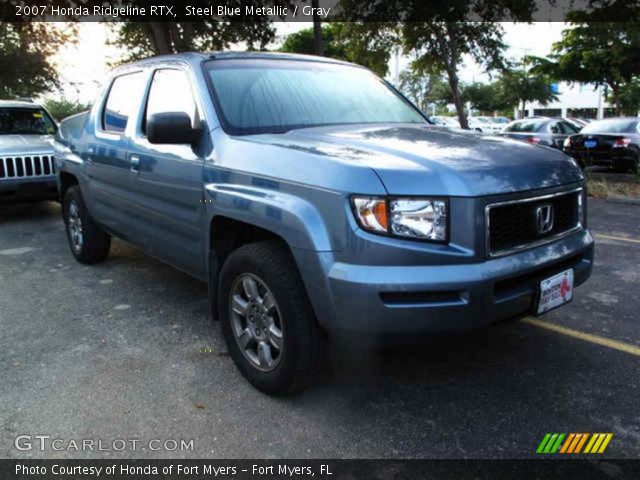 2007 Honda Ridgeline RTX in Steel Blue Metallic