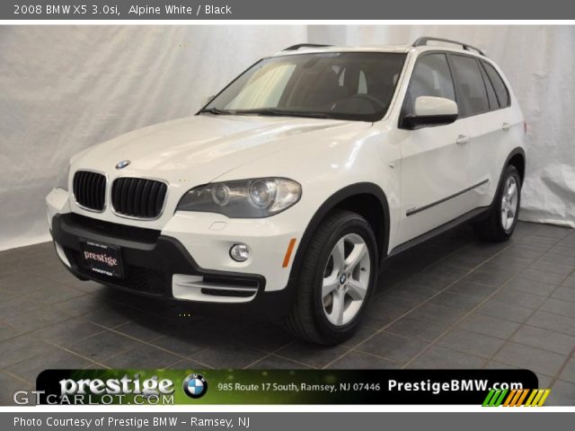 2008 BMW X5 3.0si in Alpine White