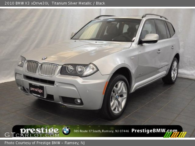 2010 BMW X3 xDrive30i in Titanium Silver Metallic