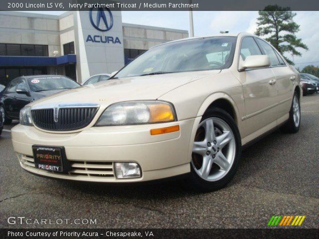 2000 Lincoln LS V6 in Ivory Parchment Tricoat