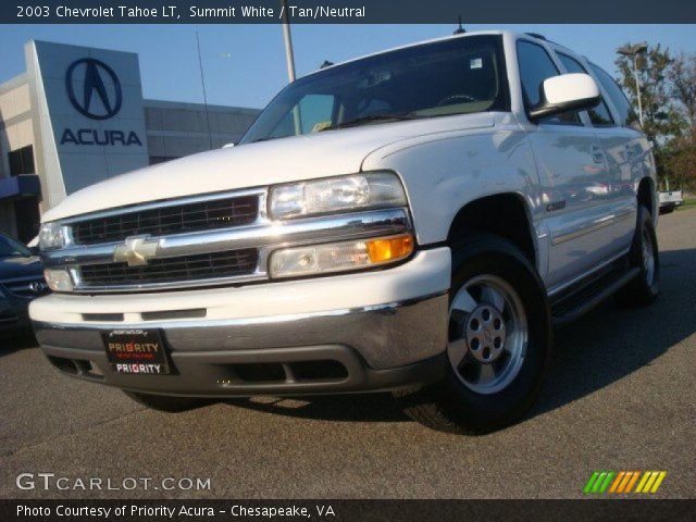 2003 Chevrolet Tahoe LT in Summit White