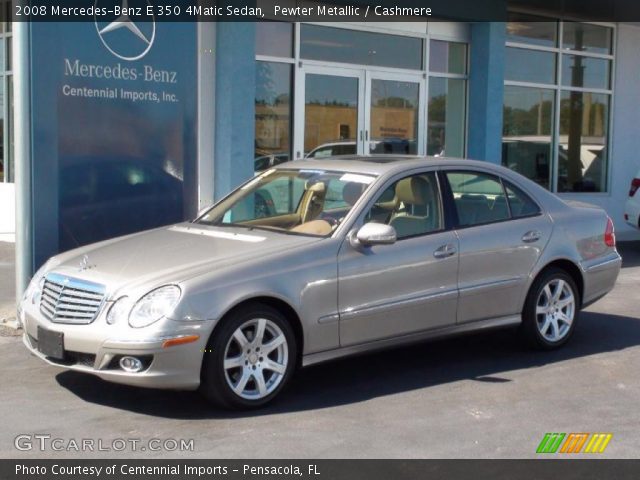 2008 Mercedes-Benz E 350 4Matic Sedan in Pewter Metallic