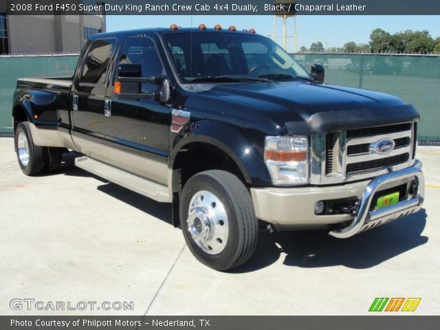 2008 Ford F450 Super Duty King Ranch Crew Cab 4x4 Dually in Black