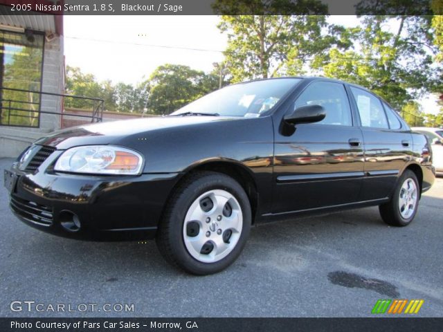 2005 Nissan Sentra 1.8 S in Blackout