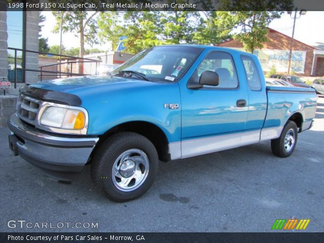 1998 Ford F150 XL SuperCab in Teal Metallic