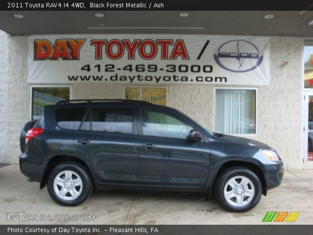 2011 Toyota RAV4 I4 4WD in Black Forest Metallic