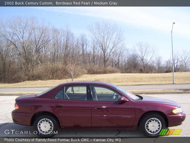 2002 Buick Century Custom in Bordeaux Red Pearl