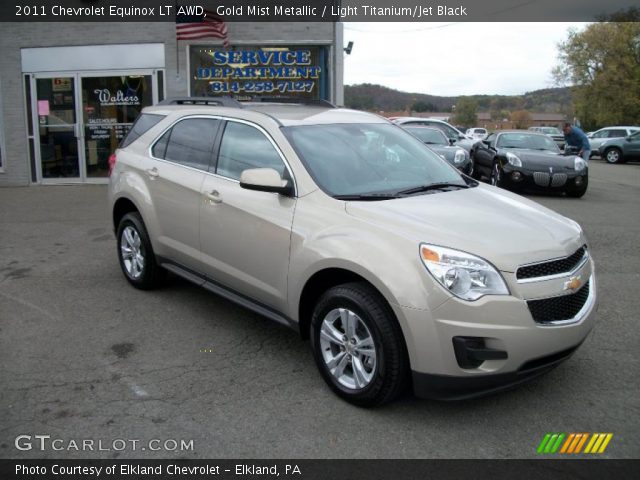 2011 Chevrolet Equinox LT AWD in Gold Mist Metallic