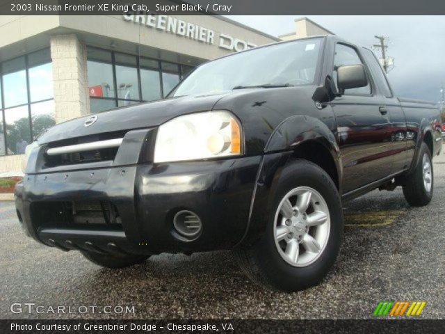 2003 Nissan Frontier XE King Cab in Super Black