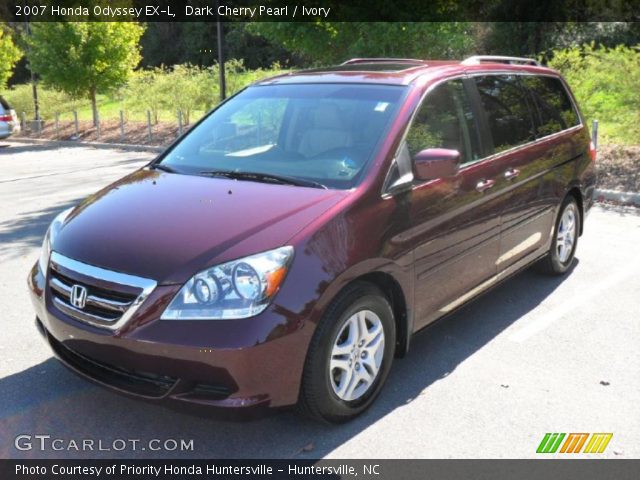 2007 Honda Odyssey EX-L in Dark Cherry Pearl