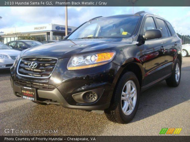 2010 Hyundai Santa Fe GLS in Phantom Black Metallic