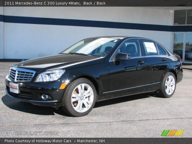 2011 Mercedes-Benz C 300 Luxury 4Matic in Black