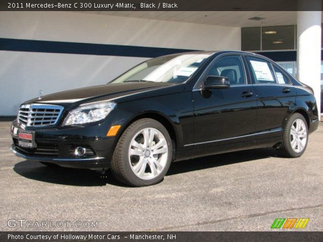 2011 Mercedes-Benz C 300 Luxury 4Matic in Black