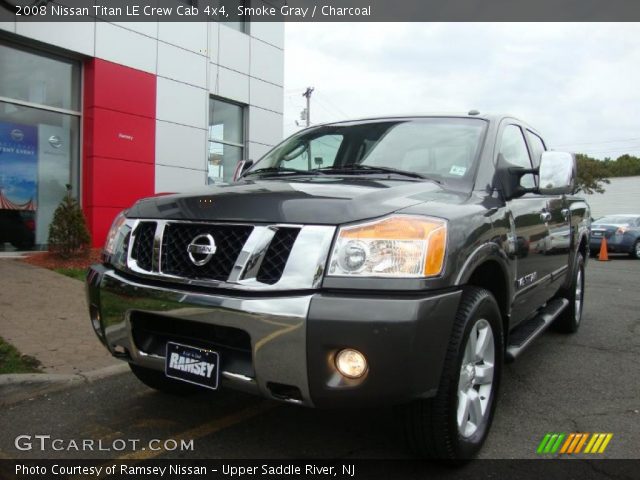 2008 Nissan Titan LE Crew Cab 4x4 in Smoke Gray