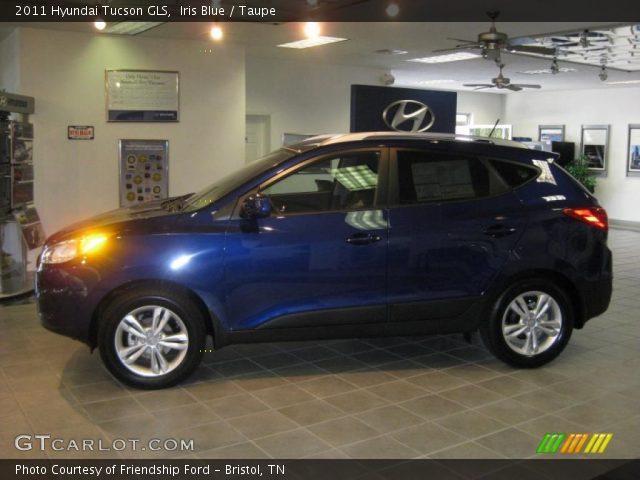 2011 Hyundai Tucson GLS in Iris Blue