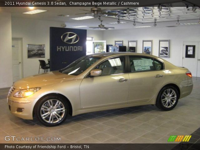 2011 Hyundai Genesis 3.8 Sedan in Champagne Beige Metallic