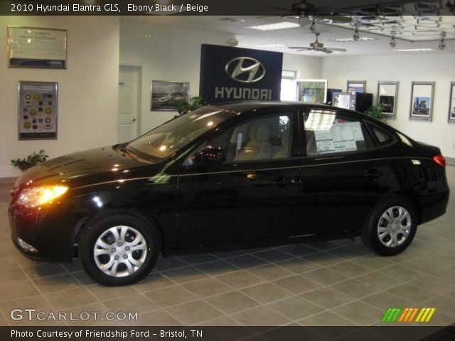 2010 Hyundai Elantra GLS in Ebony Black