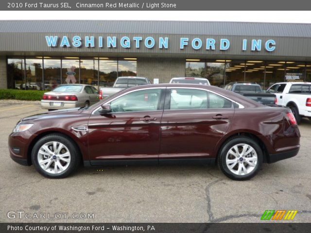 2010 Ford Taurus SEL in Cinnamon Red Metallic