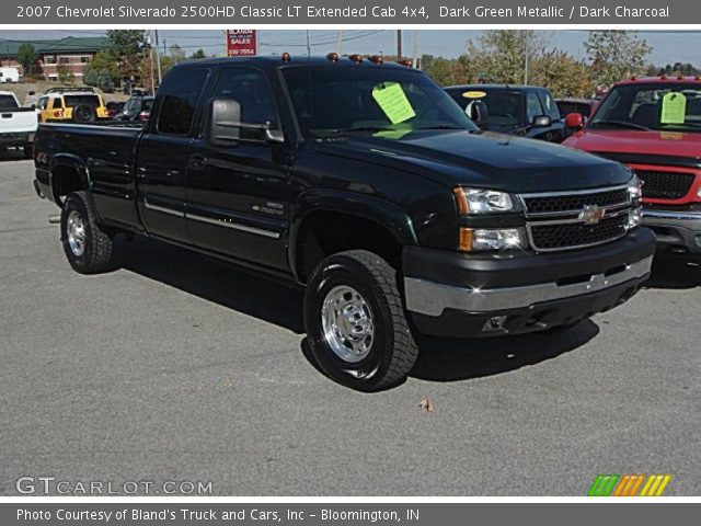 2007 Chevrolet Silverado 2500HD Classic LT Extended Cab 4x4 in Dark Green Metallic