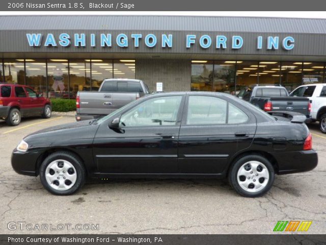 2006 Nissan Sentra 1.8 S in Blackout