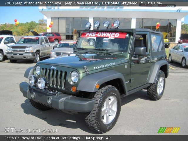 2008 Jeep Wrangler Rubicon 4x4 in Jeep Green Metallic