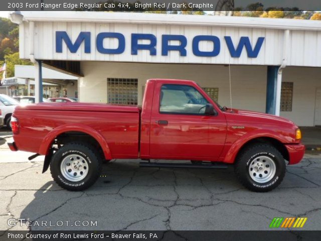 2003 Ford Ranger Edge Regular Cab 4x4 in Bright Red